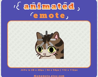 Tabby Cat Loading ANIMATED Emote for Twitch, Discord, YouTube, Kick| ID#A0026