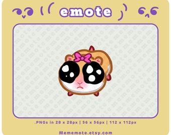 Sad Hamster Emote for Twitch, Discord, YouTube, Kick| ID#0084