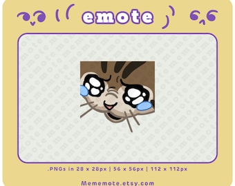 Tabby Rage Crying Cat Emote for Twitch, Discord, YouTube, Kick