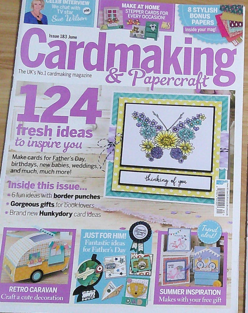 Cardmaking & Papercraft- Issues 183/185- June 2018/ Aug 2018 - Etsy