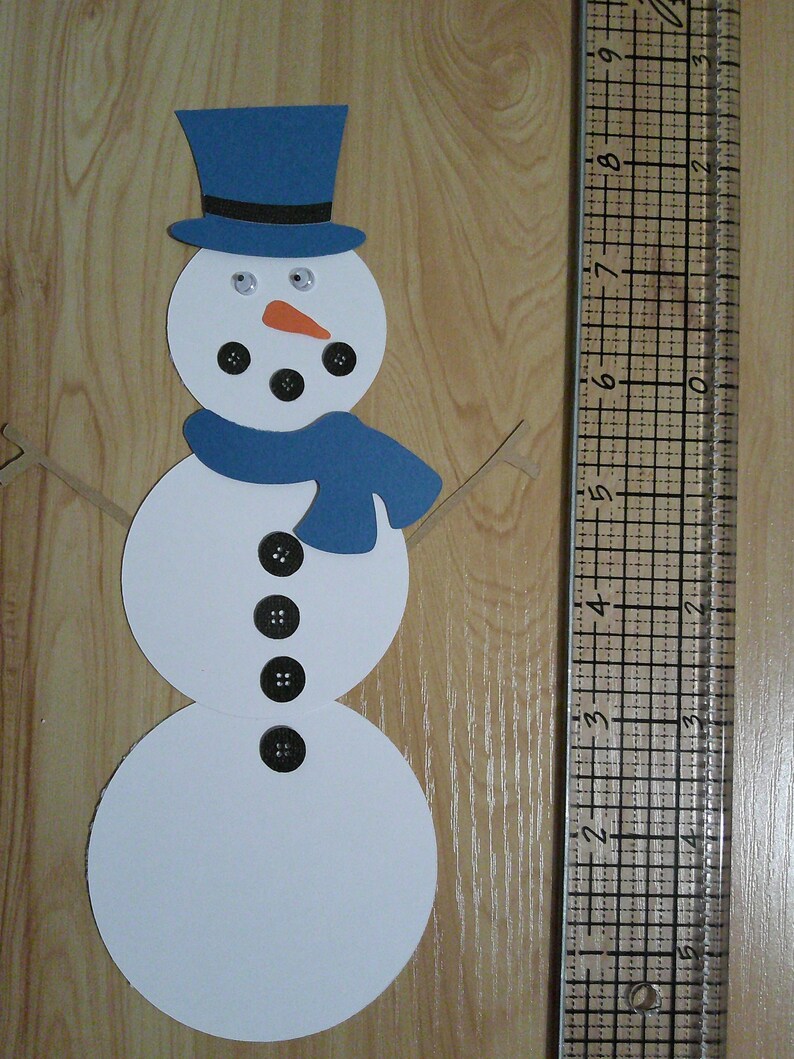 Snowman Craft - Etsy