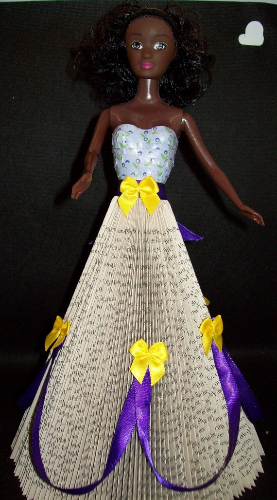 black barbie with purple dress BARBIE DOLL 2021 in Purple Butterfly Dress African American Doll