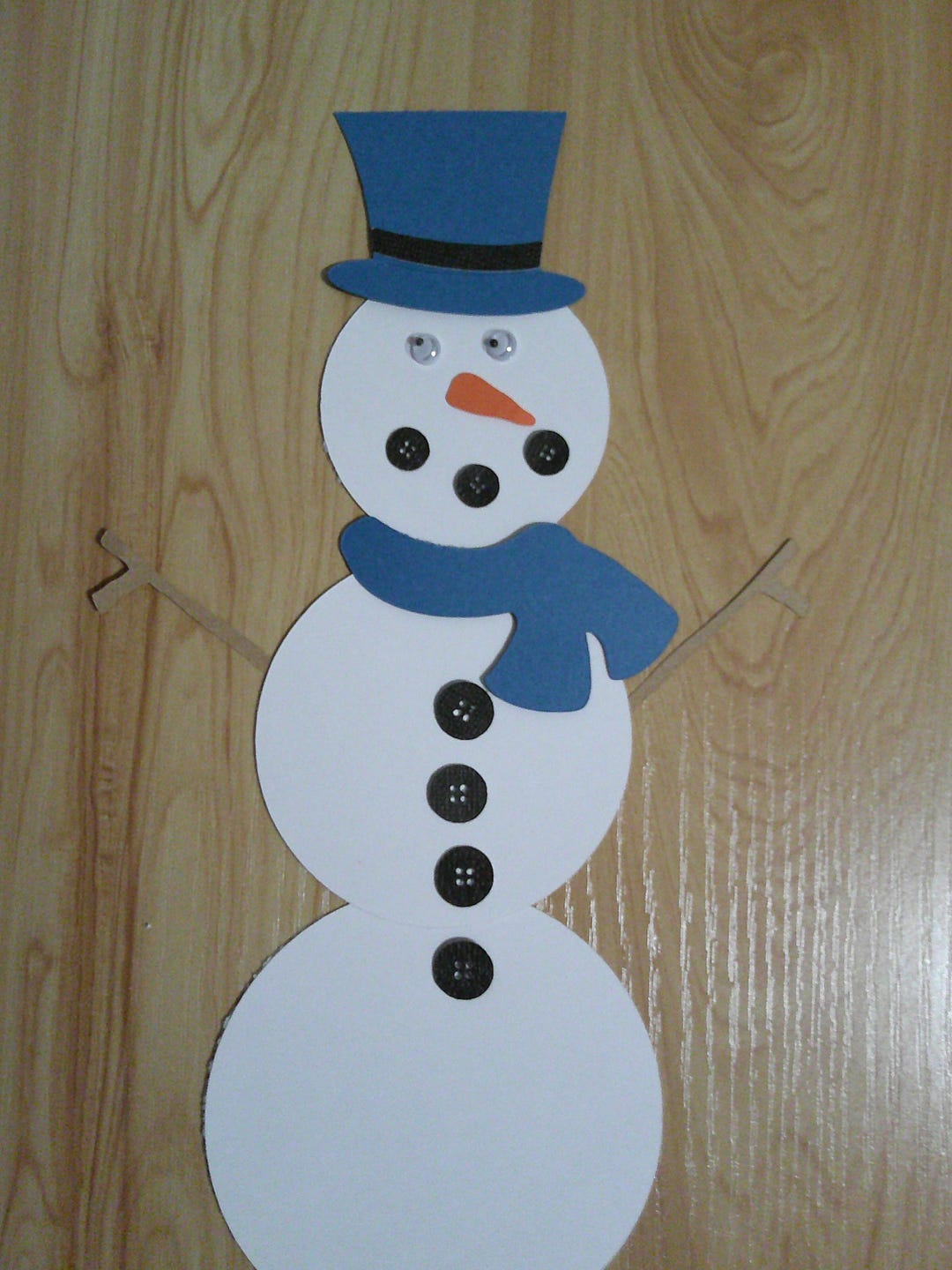 Snowman Craft - Etsy