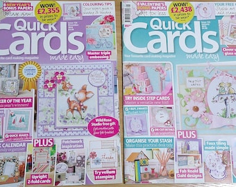 Quick Cards Made Easy- Issue 134/135- Dec 2014/ Jan 2015