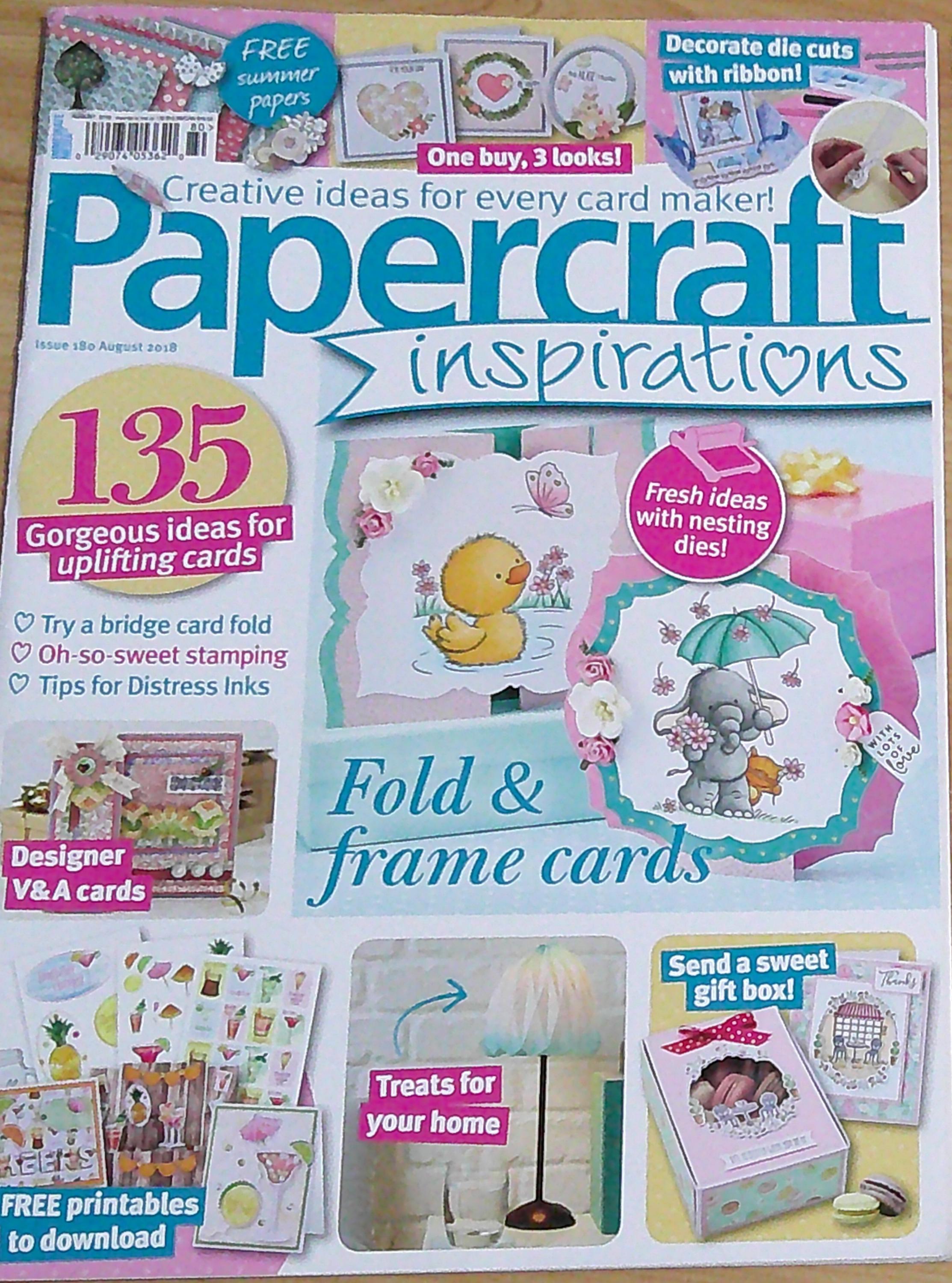 Papercraft Inspirations- Issues 180/181- Aug 2018 & Sep 2018 - Etsy