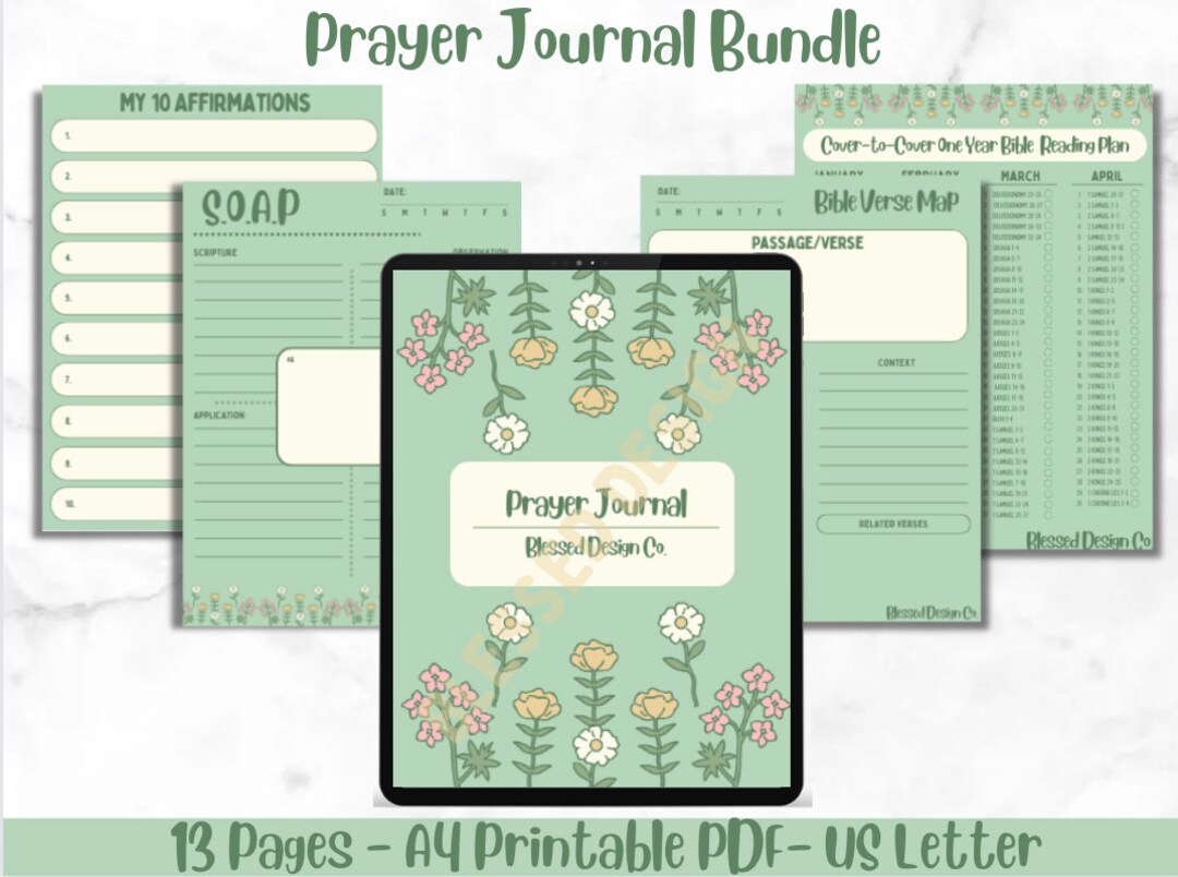 Prayer Tools.pdf Prayer Journal, Bible Study Tools, Gratitude Journal, Growing Faith ...
