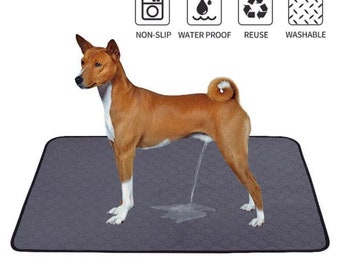 Reusable Waterproof Pet Mat: Multipurpose Dog Pee Pad & Car Seat Cover