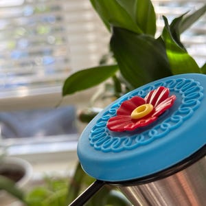 Vibrant color Hanging Hummingbird Feeders, Stainless Steel, Leak-Proof, and Bee-Proof Design