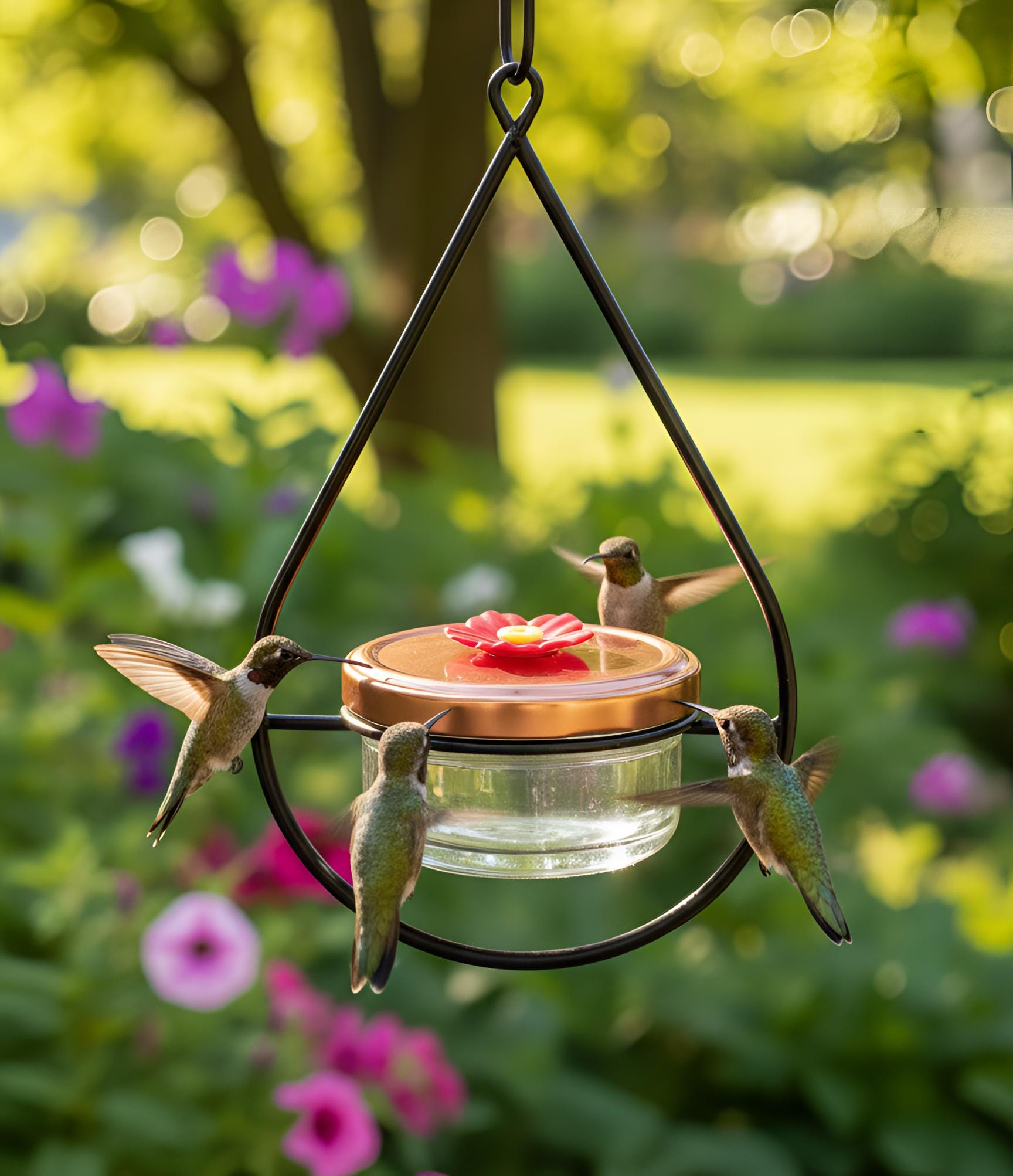 Mangeoire Extérieure Pour Colibris, Bol D'Eau En Plastique Pour