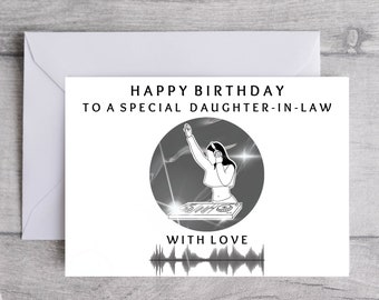 Happy Birthday Card Birthday Card Daughter In Law Soulmate Friend Daughter Someone Special