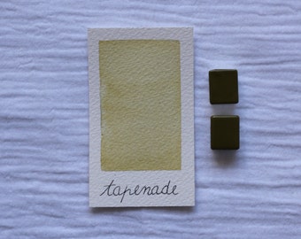 Tapenade | aquarelle artisanale | 1/2 godet