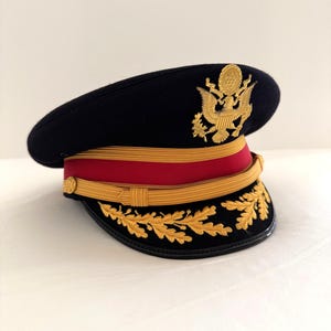Army Dress Blue Officer Hat - Etsy
