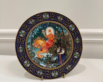 Vintage Russian Fairy Tales Plate - 