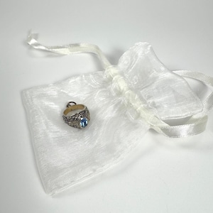Vintage USMA West Point Class of 1968 Ring Charm/Pendant Drop with Blue Stone