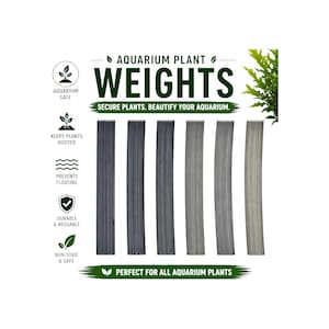Aquarium Plant Weights – Lead Strips for Live Aquarium Plants & Aquascaping
