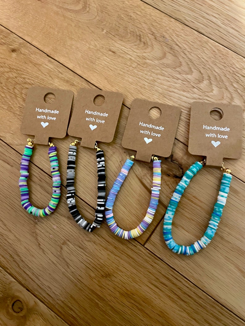 Personalised Clay Bead Bracelets zdjęcie 5