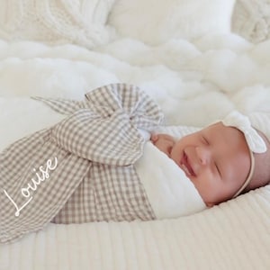Rosettband för födelsebesked, personligt band för nyfödd baby, anpassad rosett för födelsebesked, sjukhusfoton, outfit för hemkomst