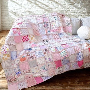 Baby Clothes Blanket, Baby Blanket, Memory Blanket, Baby Quilt, Custom Quilt, Memory Quilt, Upcycled Blanket, Keepsake Quilt