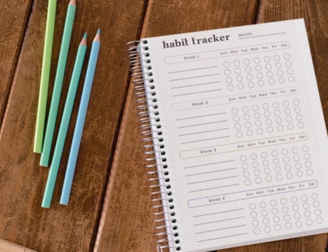 Digital Habit Tracker PDF | Daily, Weekly & Monthly Planner ...