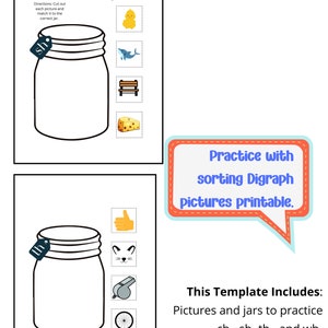 Printable Digraph Activity for Kinder-2nd Grade - Etsy