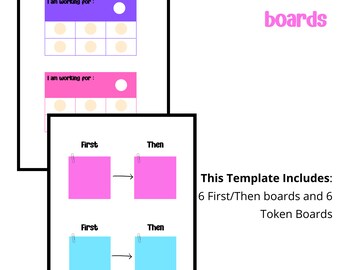First/Then Boards with Token Boards
