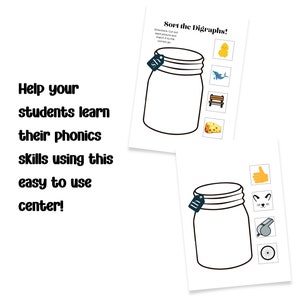 Printable Digraph Activity for Kinder-2nd Grade - Etsy