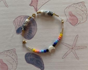 Cloudy Evening Stretchy Bracelet