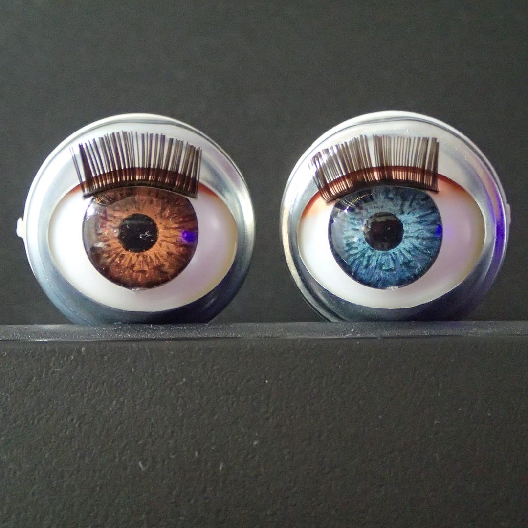 10 Large Size 20 Blinking Sleeping Open Close Doll Eyes With Lashes - 6 ...