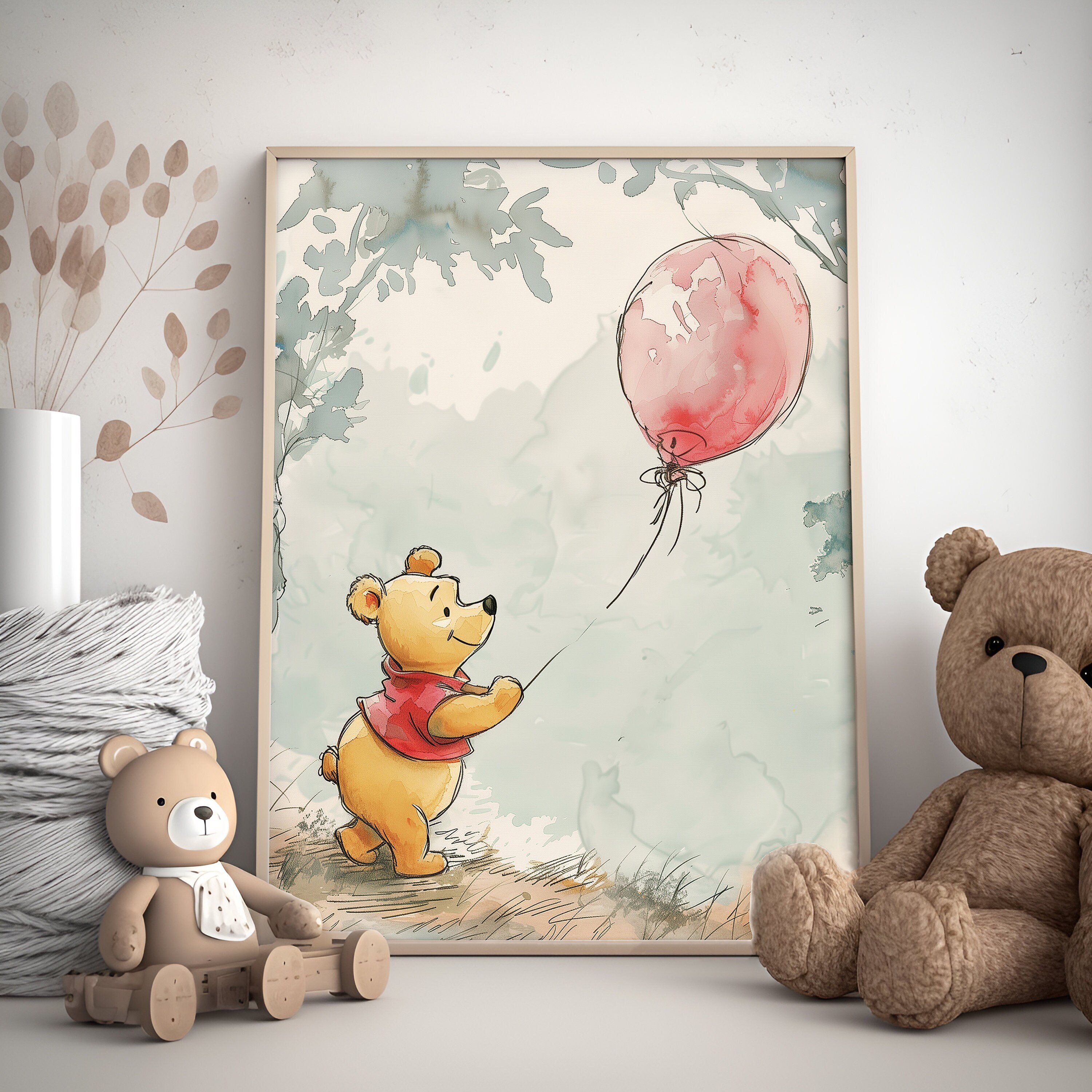 Watercolor Winnie The Pooh