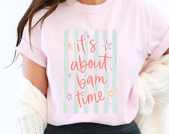 Comfort Colors® It's About Bam Time Mahjong Shirt, Funny Mahj Tee, Mahjong Social Club, Mahjong Lover Gift, Crak Dot Bam, Game Night T-Shirt