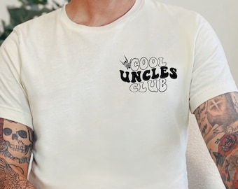 Cool Uncles Club Shirt, Funny Uncle T-Shirt, New Uncle Pregnancy Announcement, Gift for Uncle, Cool Uncle Reveal Tee, Gift for Brother
