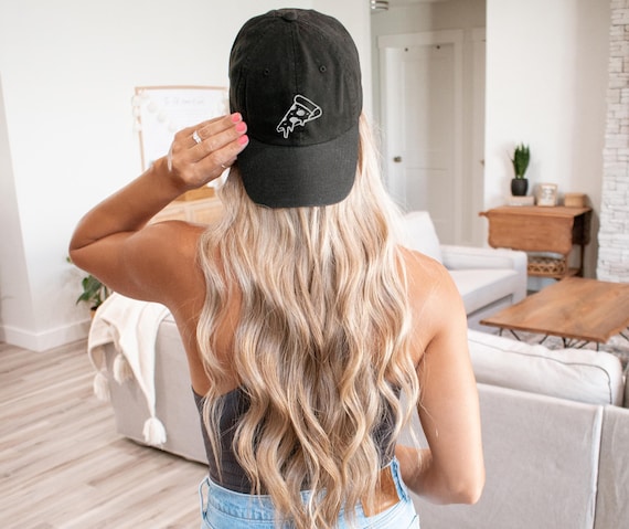 Embroidered Pizza Hat, Funny Pizza Lover Gift, Unisex Adjustable Dad Hat, Baseball Cap, Christmas Gift for Him | Foodie Hat for Pizza Fans