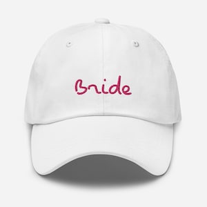 Bride & Bombshell Bachelorette Hats | Island Love Inspired Embroidered Baseball Caps | Bridal Party Hats | Bridesmaid Gifts image 5