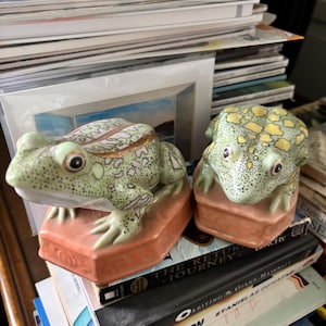 Maitland Smith Frog Figurines-Pair