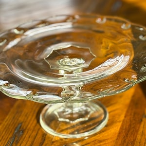 Vintage Glass Cake Stand