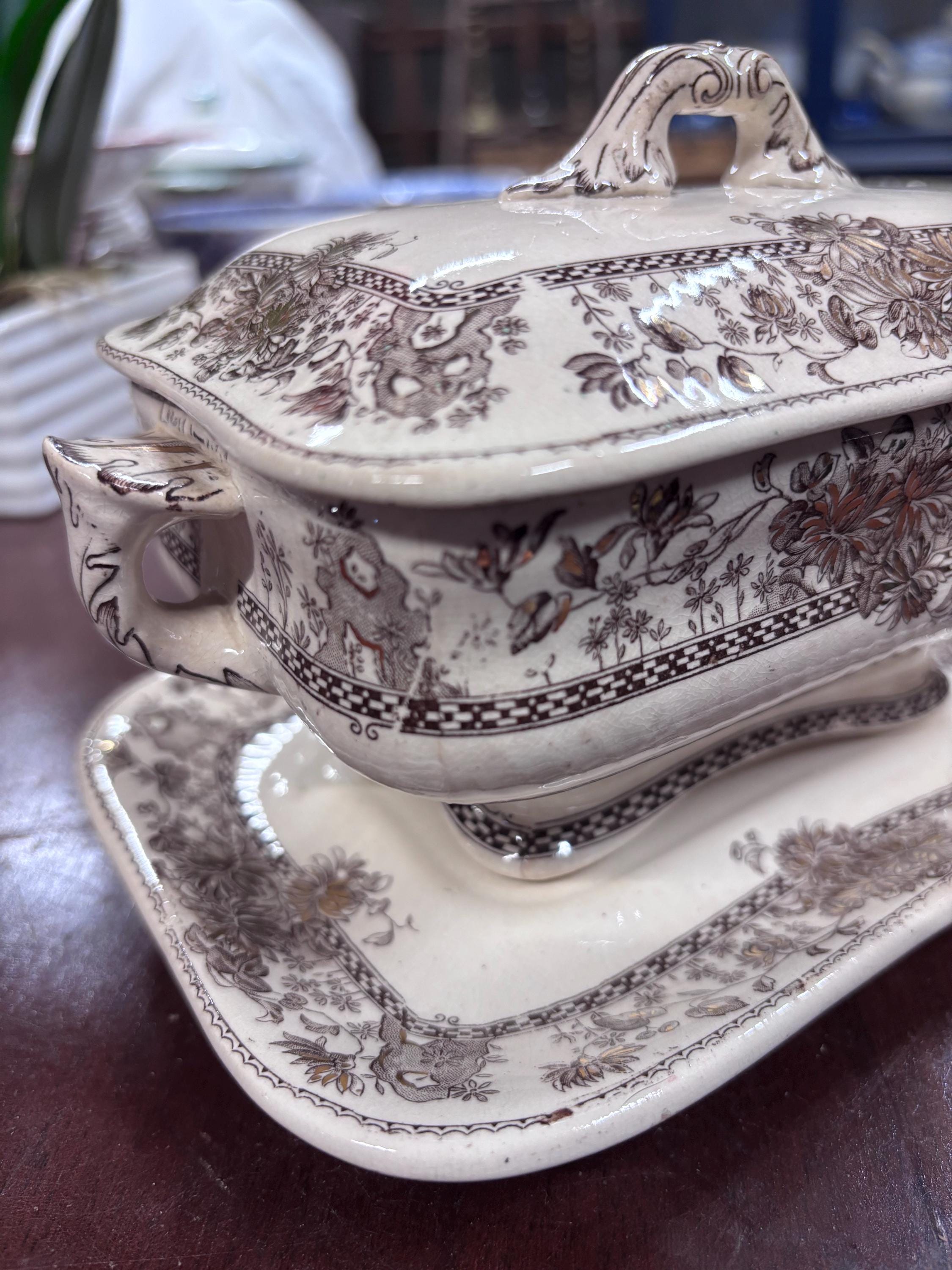 Antique soup tureen - Etsy 日本