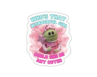 Who's That Wonderful Girl | Nanalan:  Die-Cut Stickers