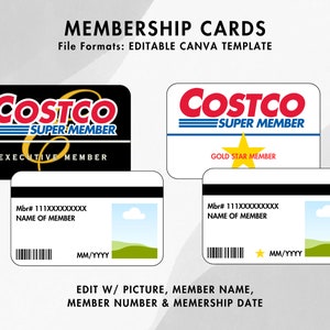 Costco Party Pack Premium Invites, Custom Price Signs, Welcome Sign, Dept Signs, Food Court, Trivia, Member of the Month, Name Tag Badges zdjęcie 7