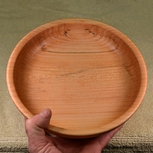 Hand-turned Spalted Maple Bowl 8.5&quot; x 2.3&quot; - Free Shipping