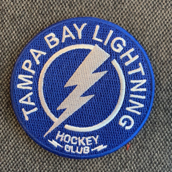 Tampa Bay Lightning applique patch-with words