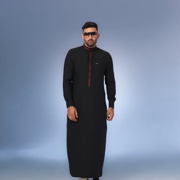 Muslim Fashion Men Robe Kaftan Abaya Pakistan Jubba Men Bonnet Homme Musulman Arabic Islamic Clothing New Qamis Homme Musulman