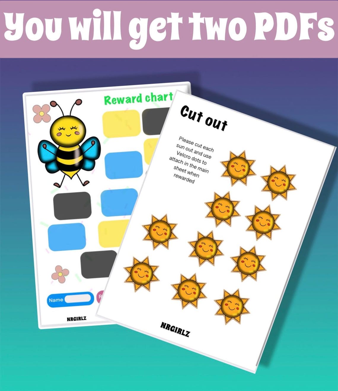 Busy Bee Printable Reward Chart (digital Download) - Etsy