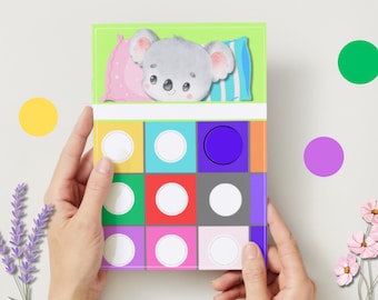 Koala Color Matching Game: Printable Learning Activity (PDF Download)