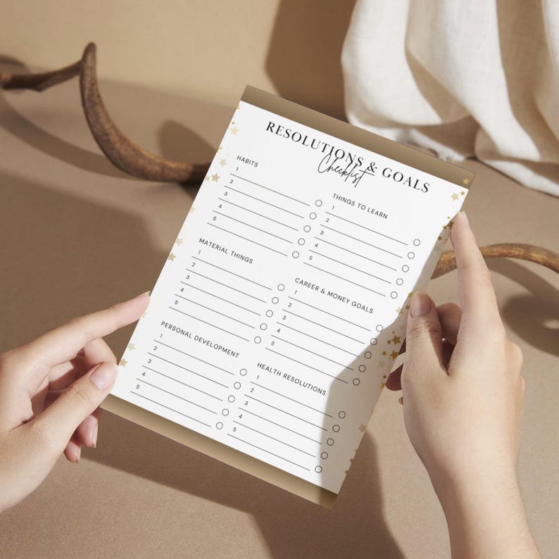 New Year's 2025-2026 Printables: Review, Resolutions, Time Capsule (PDF ...