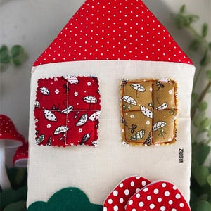 Felt Forest Dollhouse Quiet Book Pattern + Accessories (Digital Pattern)
