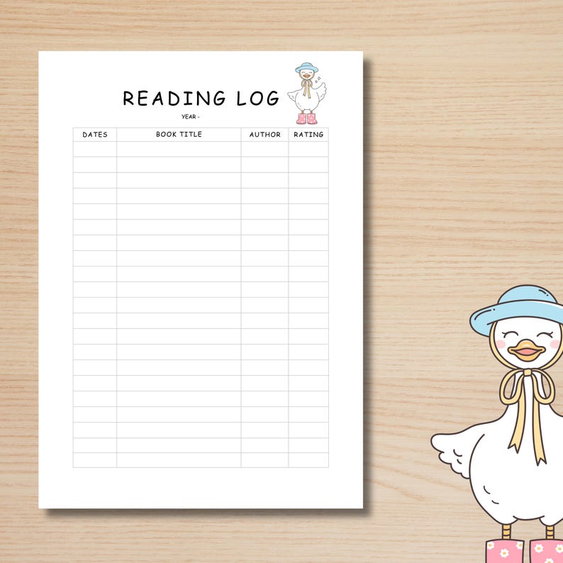 Book Review Journal Printable Bundle | A4 & A5 Reading Planner Pages ...
