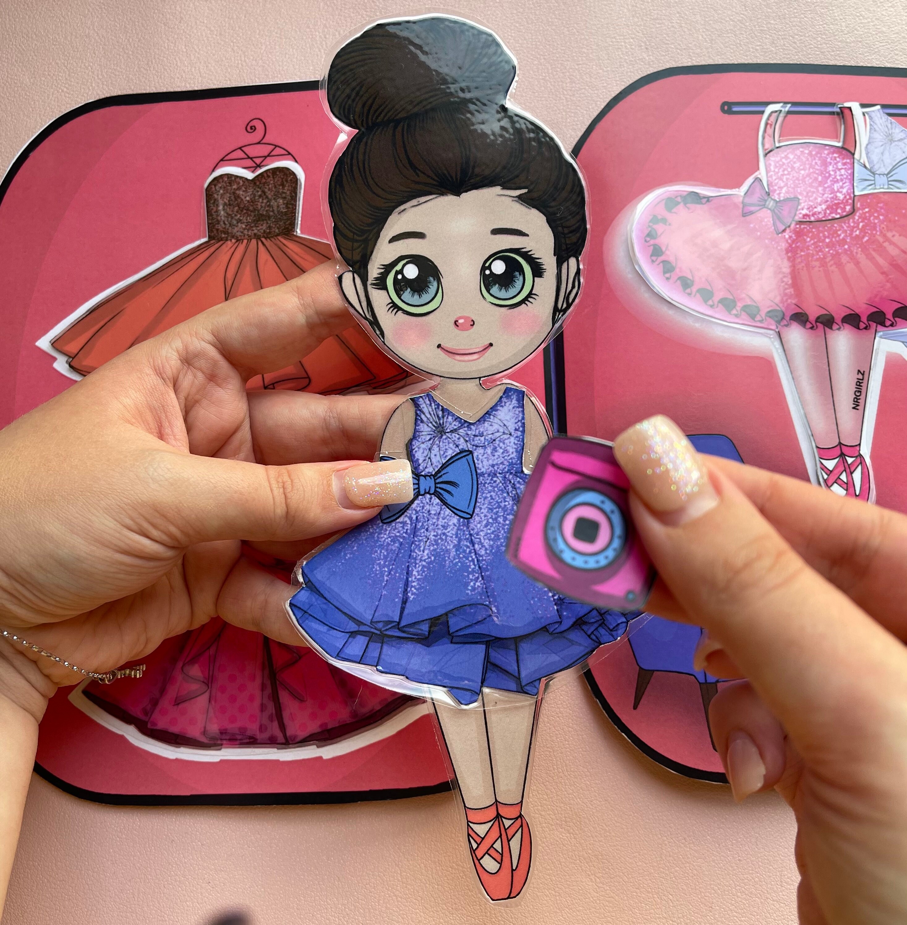 NR Ballet Studio Booklet, DIY, Paper Toy, Paper Doll, Ballerina Doll - Etsy