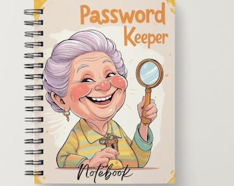 Printable Password Tracker Notebook: A-Z Organizer (Digital Download