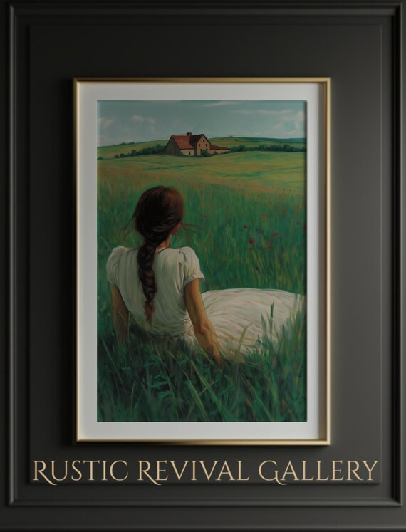 thumbnail image 2 of Christina’s World By Andrew Wyeth – Giclee Canvas Art Print, Framed, 1542 2 of 6