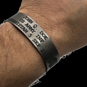 10 ébauches de bracelets manchette en titane